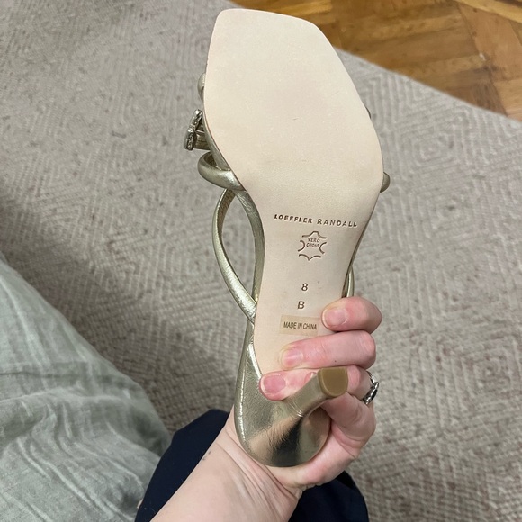 Loeffler Randall Margi Champagne Bow Heel - Picture 2 of 3